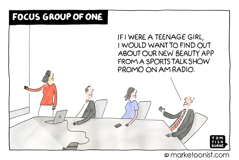 Focus group of one Marketoonist 2 7 15