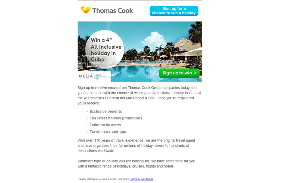 Thomas Cook mobile site small