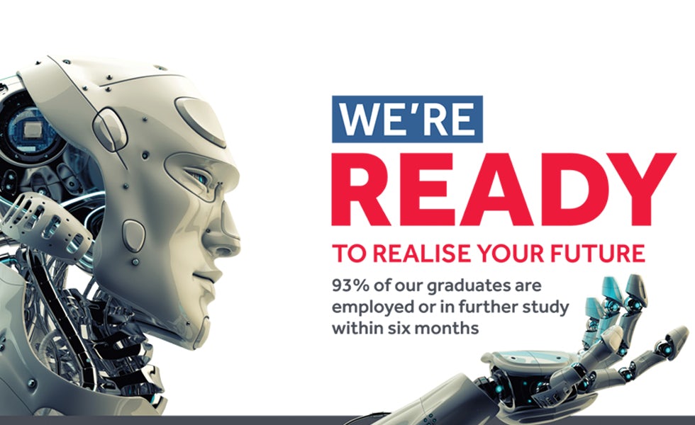 A recent advert for the University of Reading