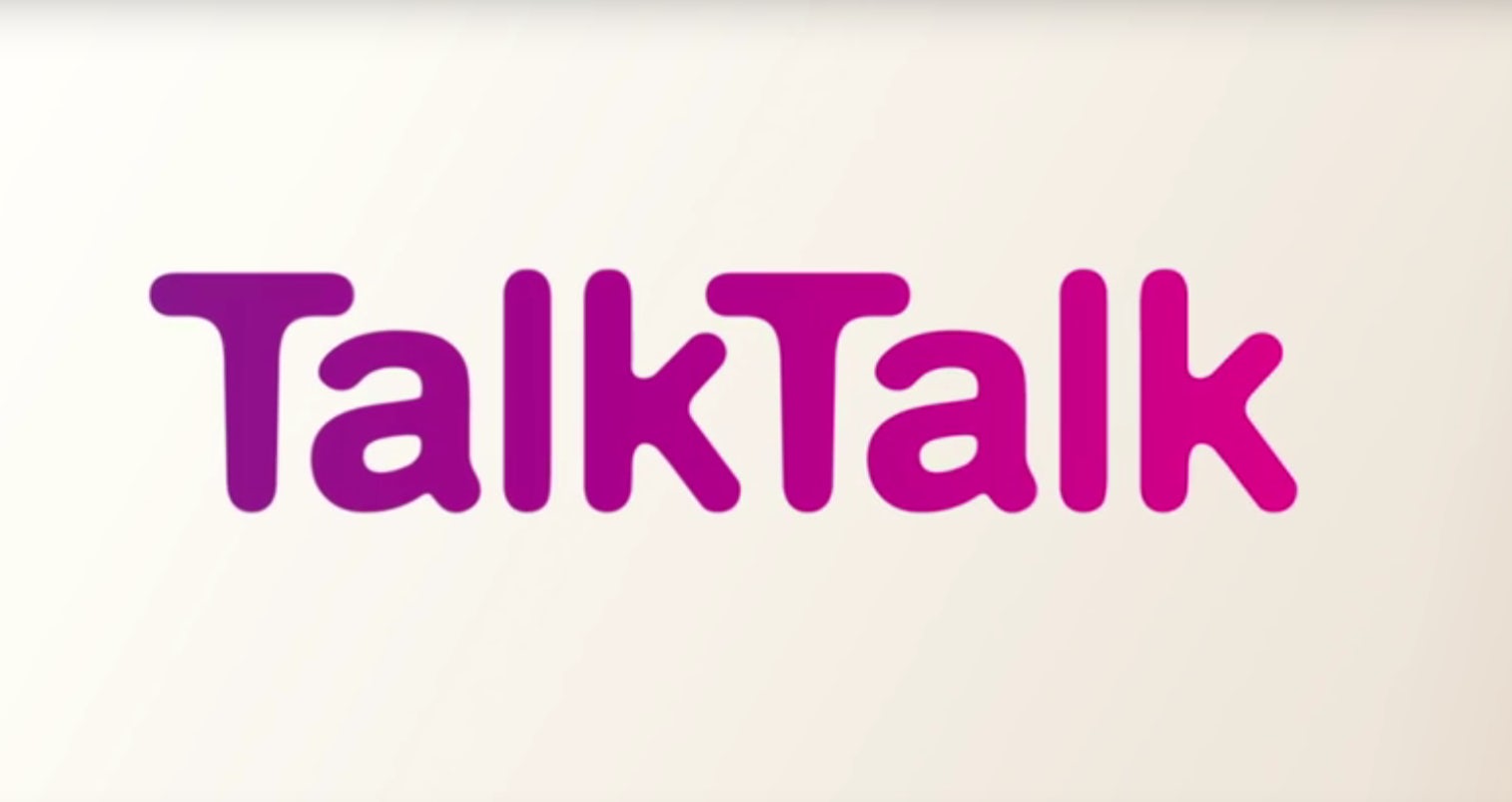 TalkTalk logo ad