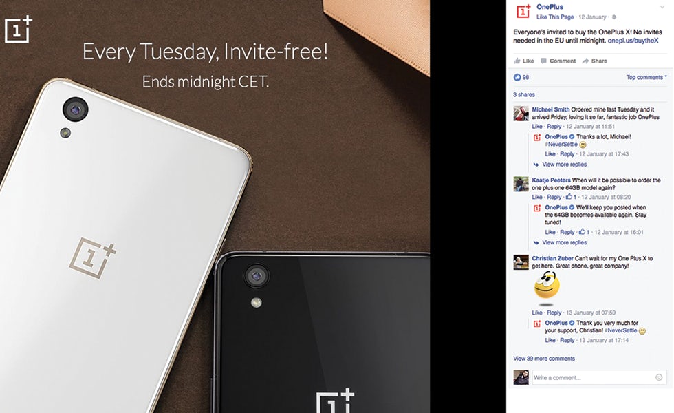 One Plus social campaign