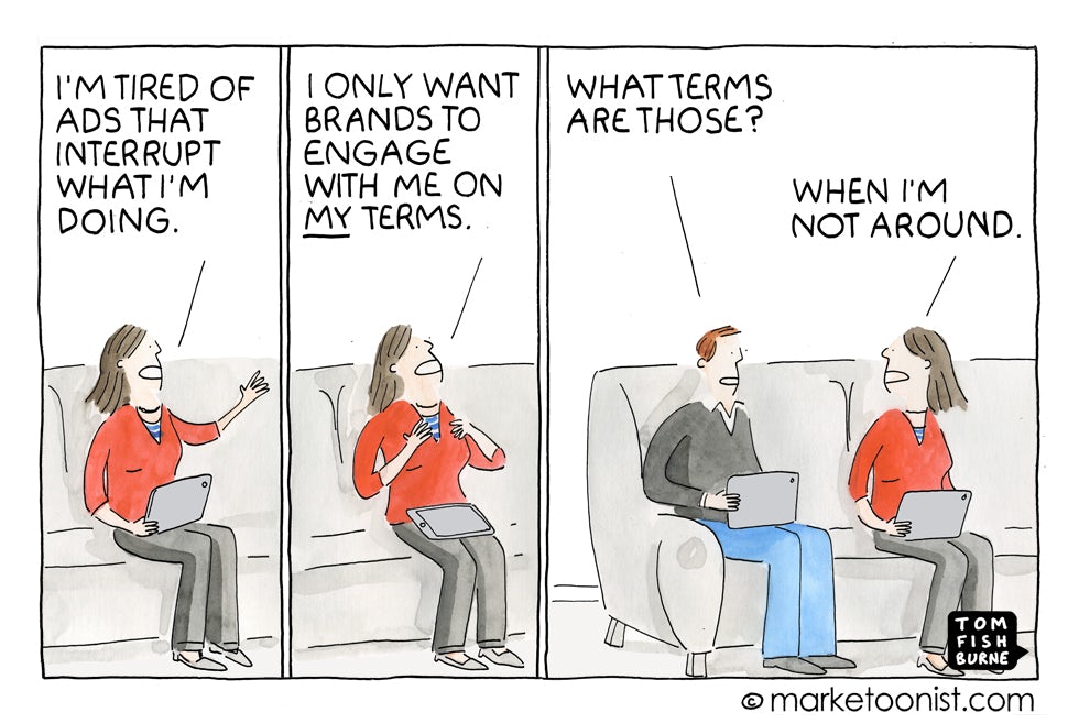 Terms of engagement, Marketoonit