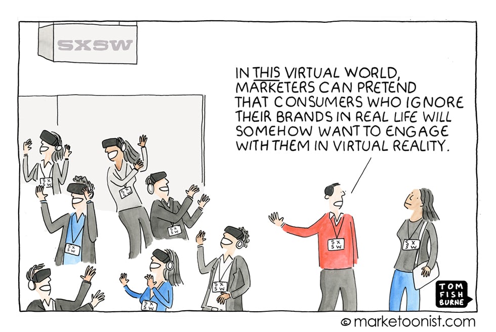 Living in a virtual world Marketoonist 23 3 16