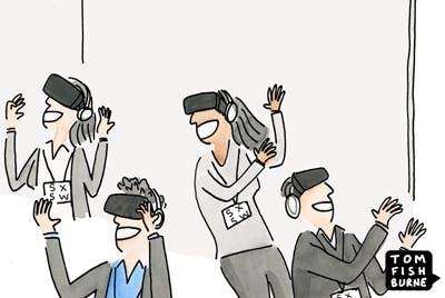 Living in a virtual world marketoonist 23 3 16