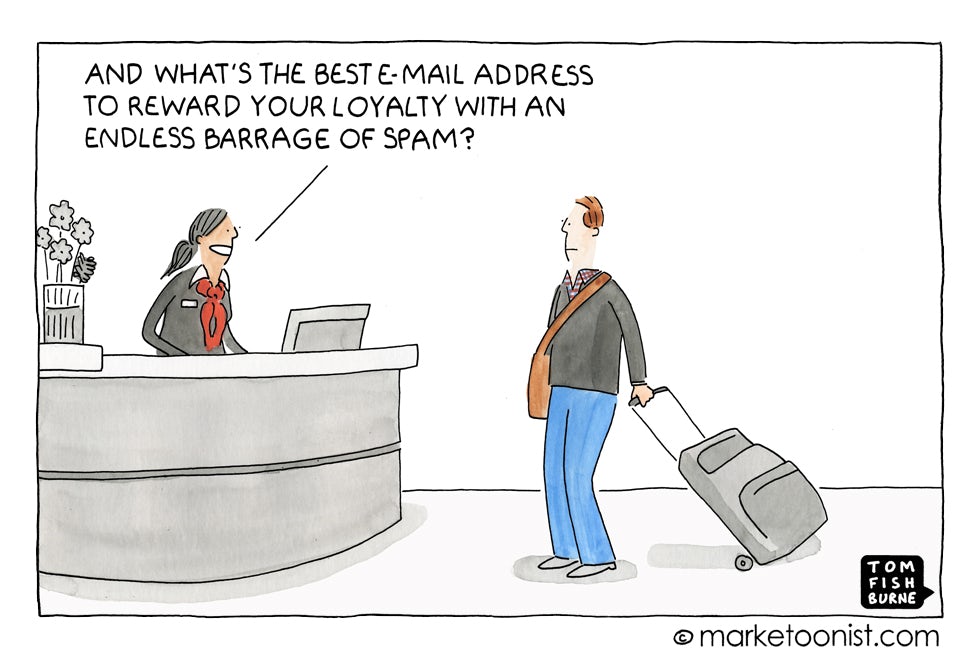 Email marketing Marketoonist
