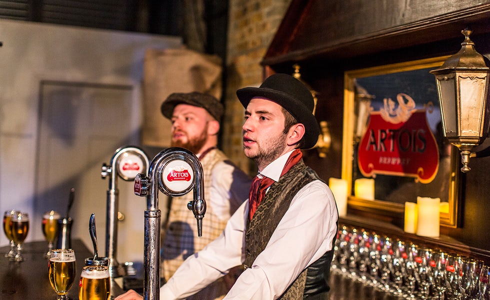 Stella's Time Portal experience was a collaboration between the beer brand, theatre company Les Enfants Terribles, visual effects specialists Framestore and Bompas & Parr.