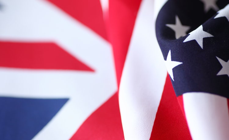 US UK flag