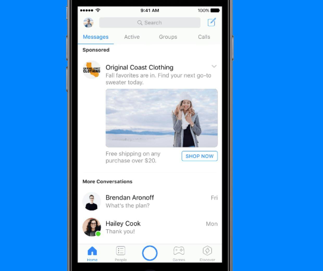 Facebook takes Messenger ads global