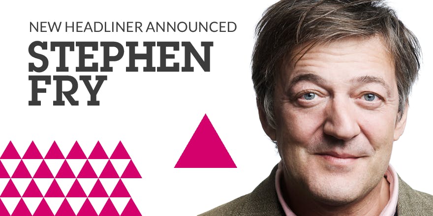 Stephen Fry to open The Festival of Marketing