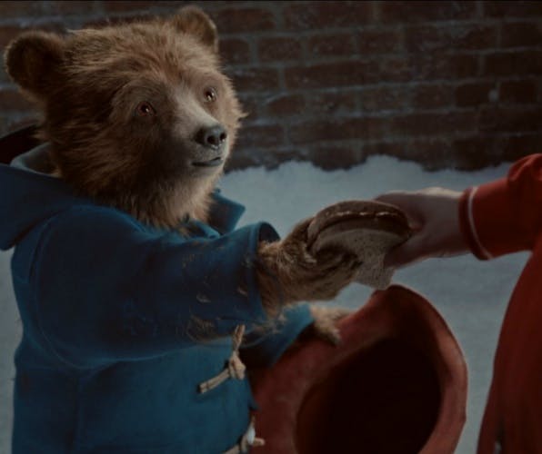 Marks & Spencer's Christmas campaign featuring Paddington bear