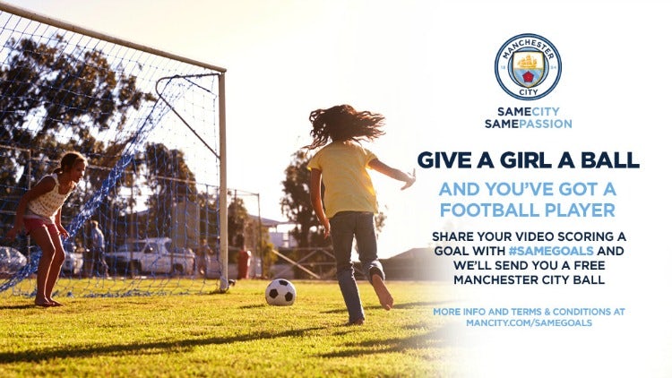 Manchester City #samegoals campaign