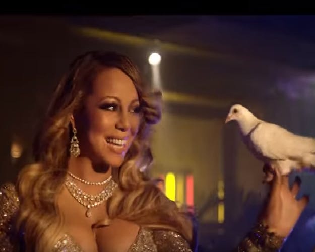 Hostelworld ad featuring Mariah Carey