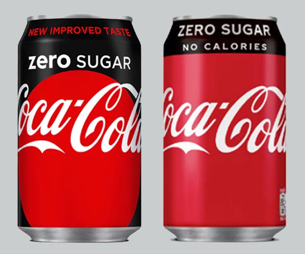 Coke Zero Sugar redesign