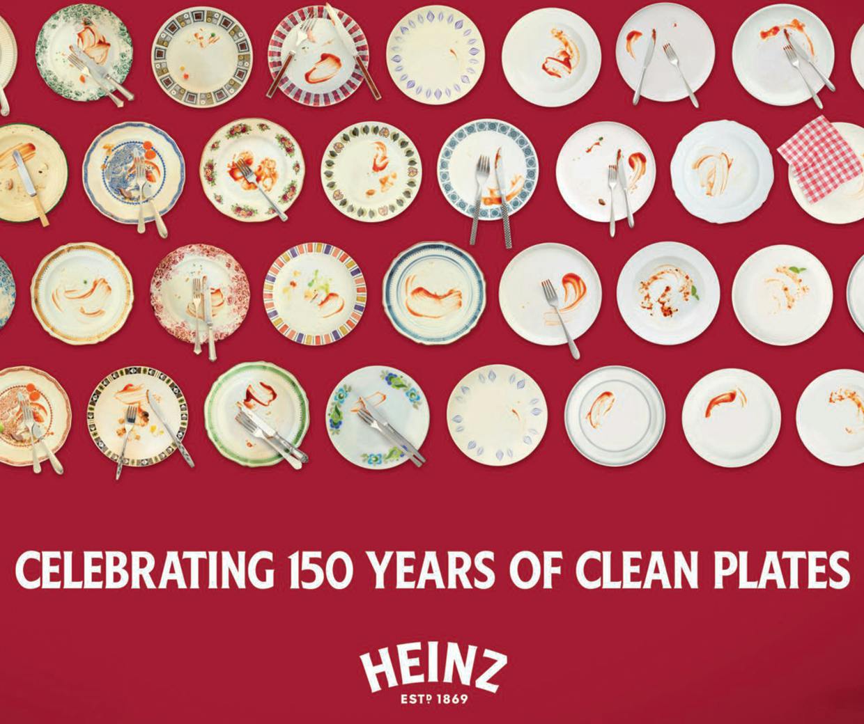 heinz 150th clean plates