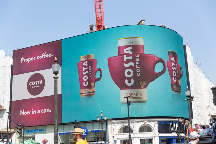 costa on piccadilly lights