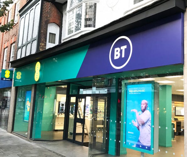 A new BT and EE co-branded store