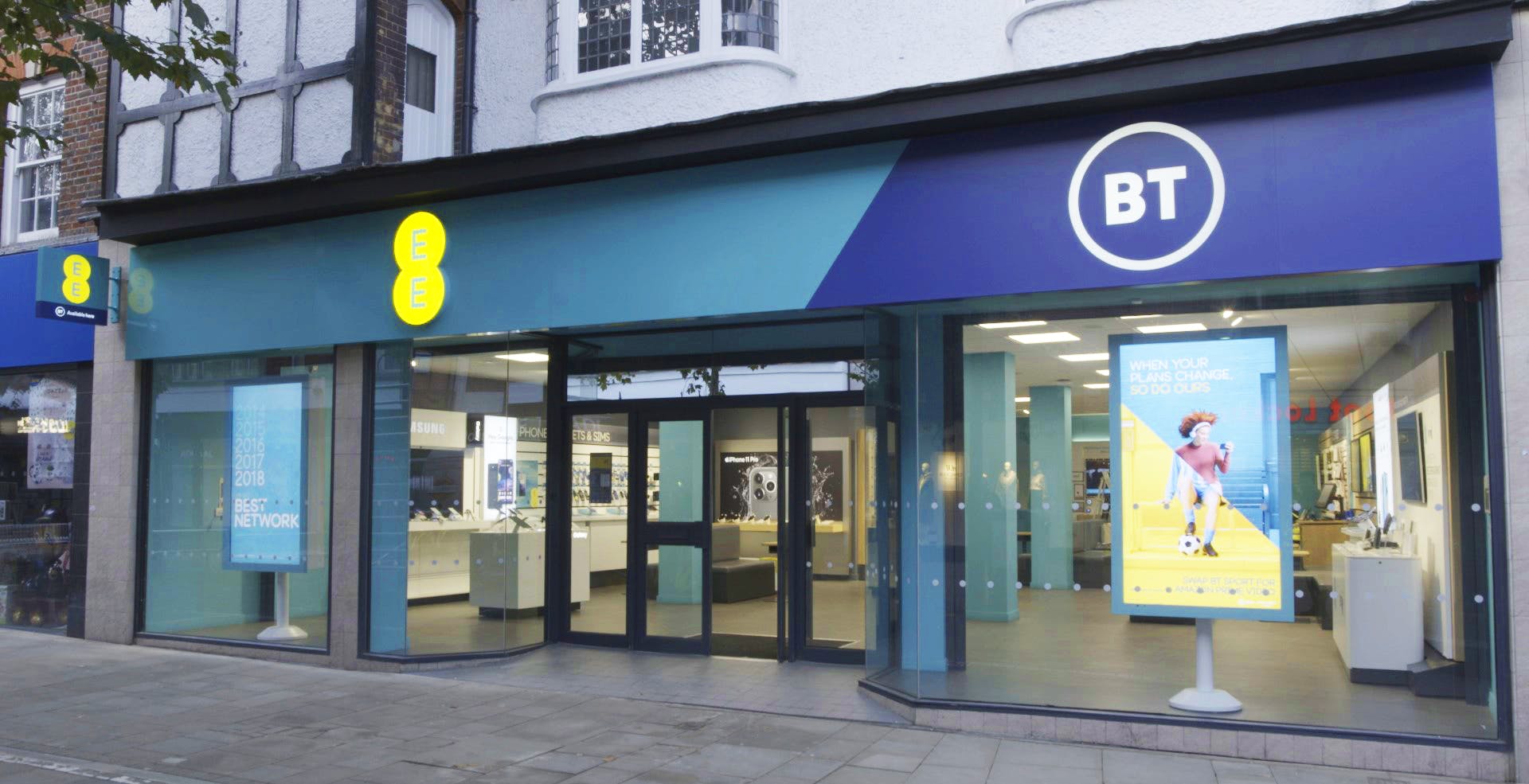 BT returns to the high street as it overhauls brand that ‘stands for
