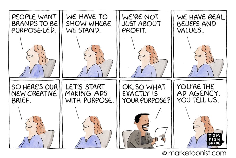 Marketoonist on brand purpose