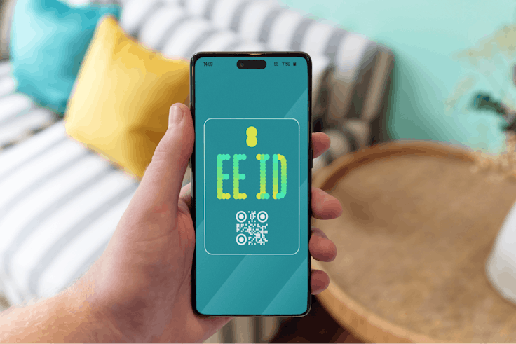 The imagery for the 'new EE' branding