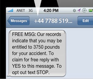 SMS spam