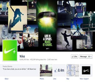 nike on social media