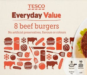 Tesco Everyday Value Burger