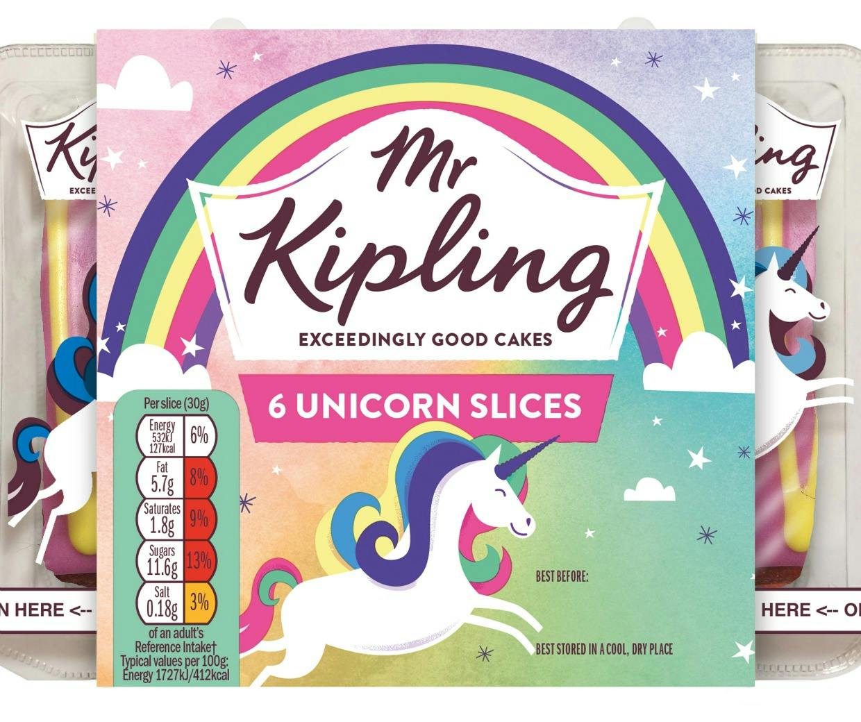 Mr Kipling Unicorn Slice