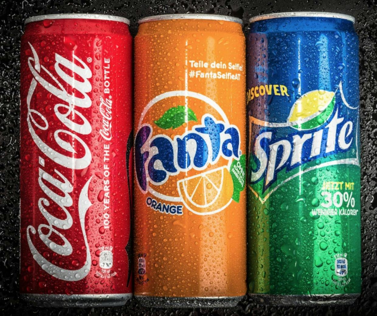 Coke, Fanta, Sprite