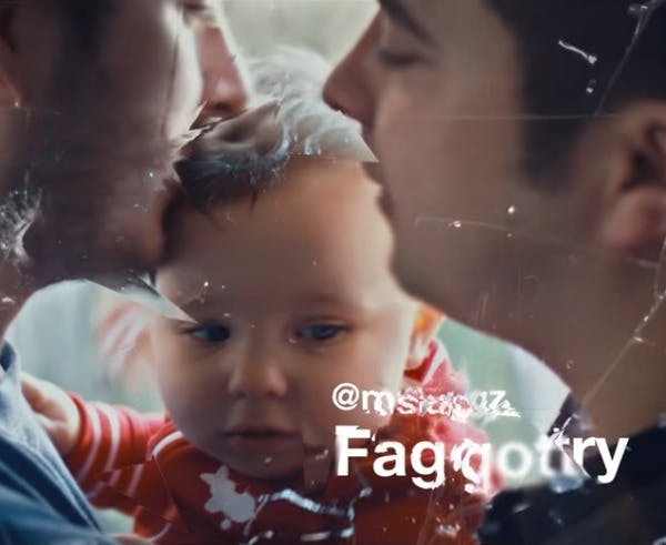 Online abuse ad break takeover