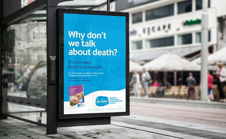 Sue Ryder unveils first brand campaign to get people talking about death