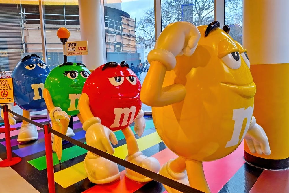 M&M's brand character gets ad banned under unhealthy food rules